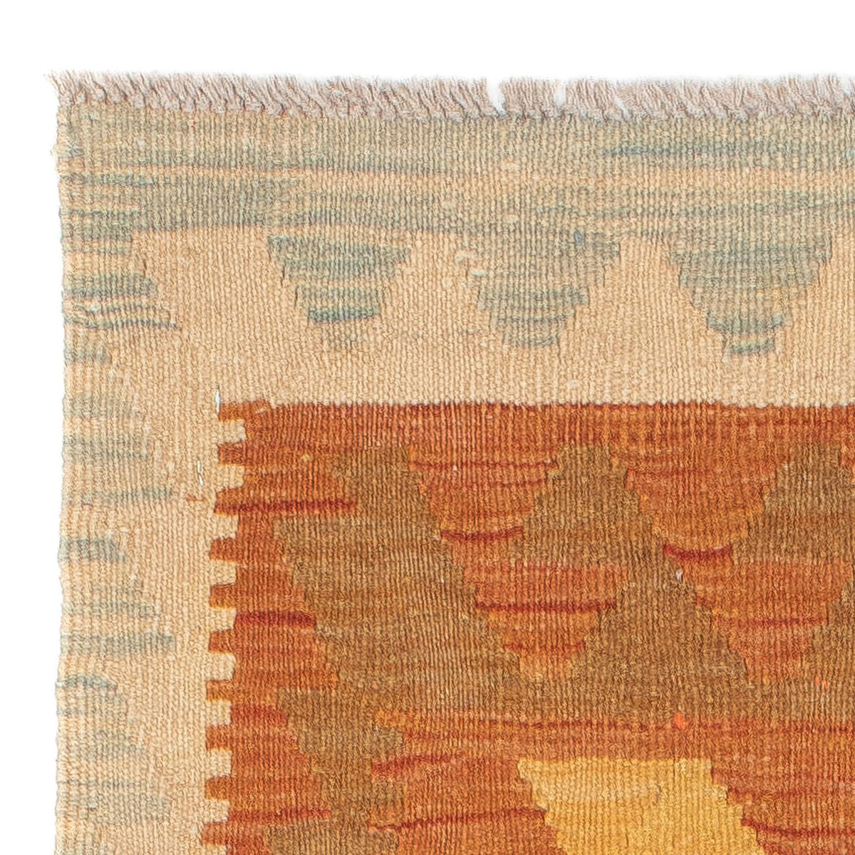 Kelim Teppich - Splash 62 x 202 cm - rost