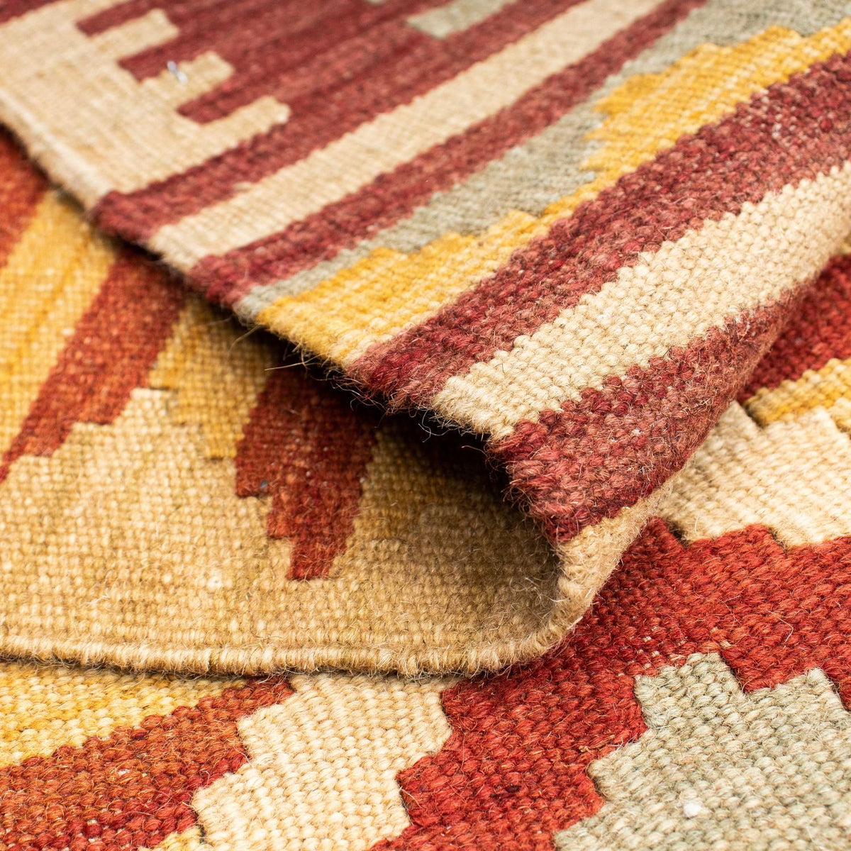 Kelim Teppich - Oriental 207 x 74 cm - beige