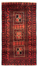 Belutsch Teppich 236 x 127 cm - rot