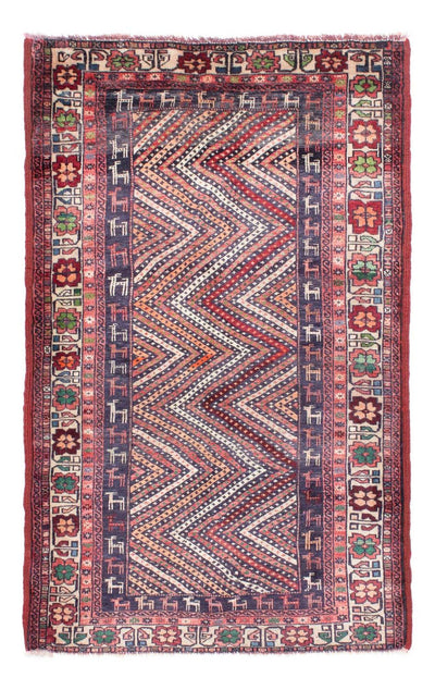 Belutsch Teppich 104x157cm - Orientteppich - mehrfarbig