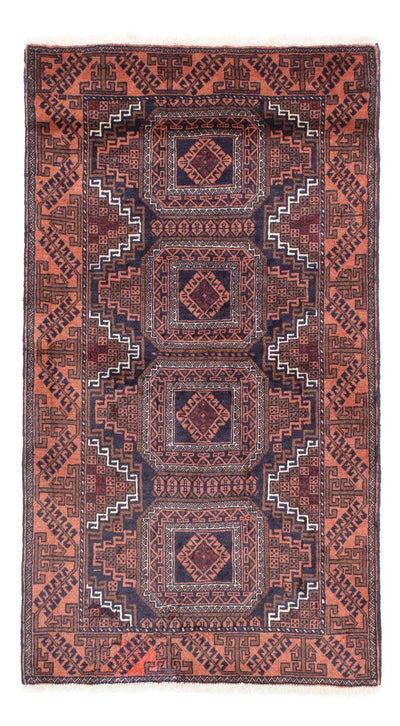Belutsch Teppich 89x153cm - Orientteppich - dunkelblau