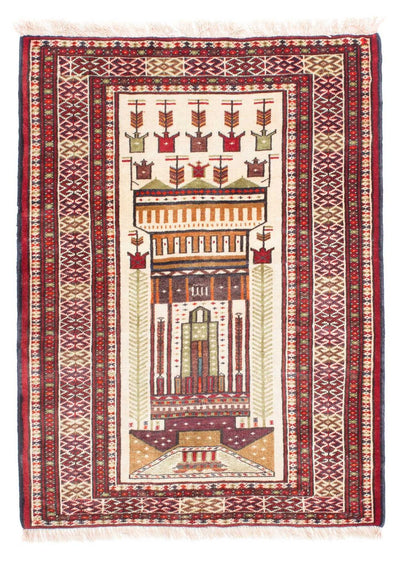 Belutsch Teppich 89x119cm - Orientteppich - beige