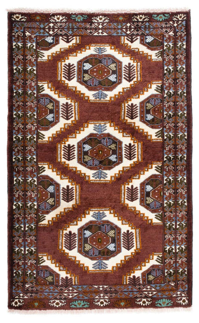 Belutsch Teppich 102x160cm - Orientteppich - braun