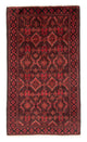 Belutsch Teppich 187 x 99 cm - rot