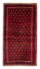 Belutsch Teppich 182 x 103 cm - dunkelrot