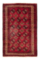 Belutsch Teppich 190 x 138 cm - dunkelrot