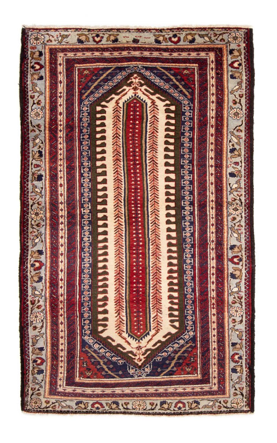Belutsch Teppich 207 x 117 cm - rot