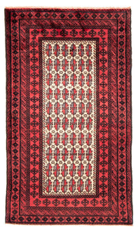 Belutsch Teppich 207 x 116 cm - rot