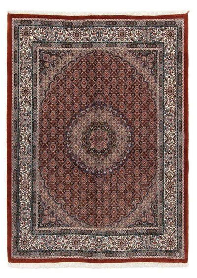 Moud Teppich 148x197cm - Perserteppich - dunkelrot