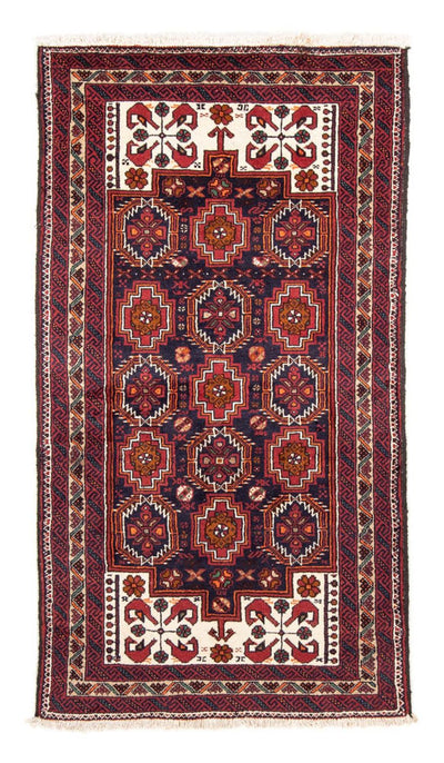 Belutsch Teppich 101 x 193 cm - rot