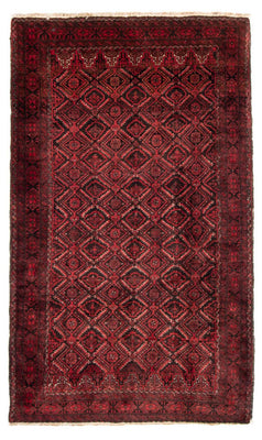 Belutsch Teppich 230 x 125 cm - rot