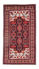 Belutsch Teppich 106 x 195 cm - rot