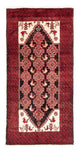 Belutsch Teppich 202 x 100 cm - rot