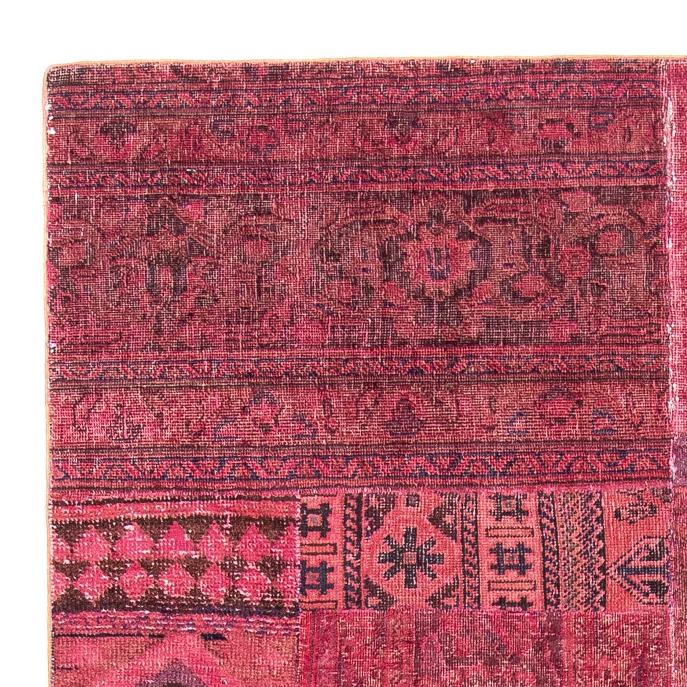 Patchwork Teppich 237x151cm - Orientteppich