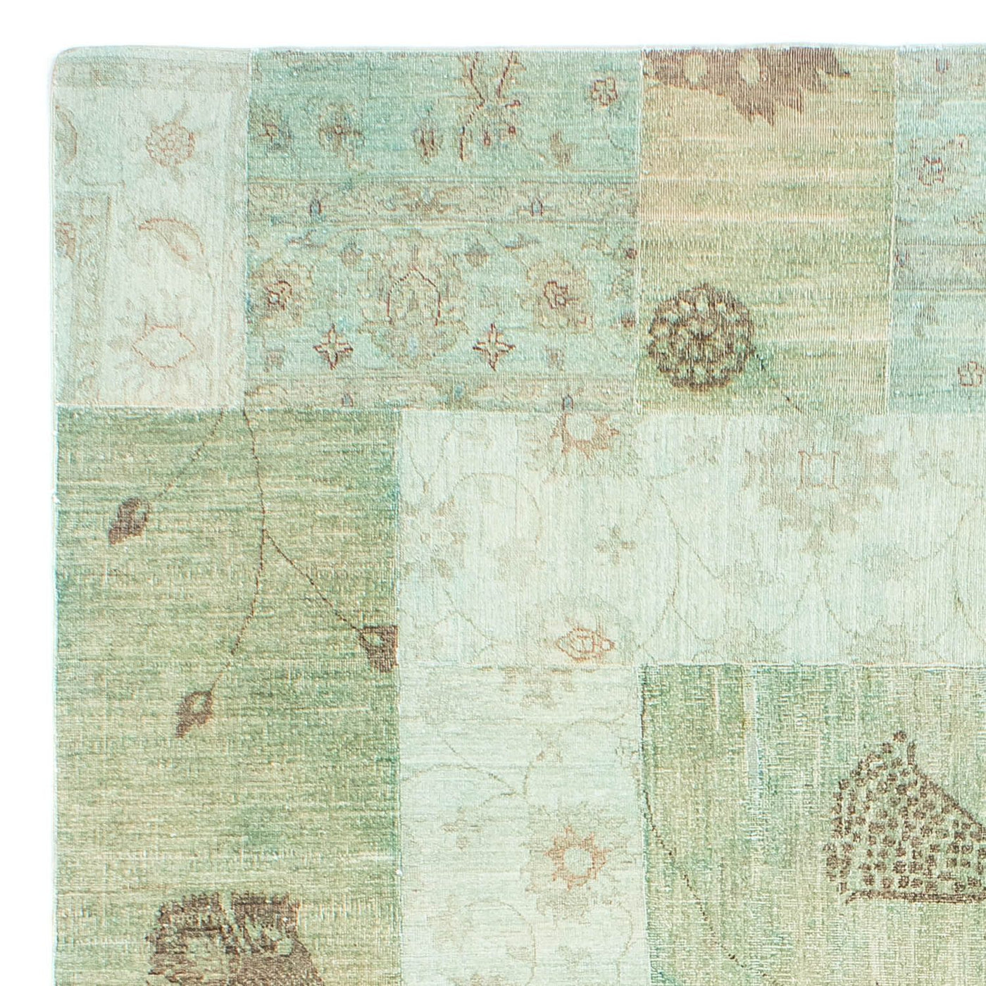 Patchwork Teppich 292x190cm - Orientteppich