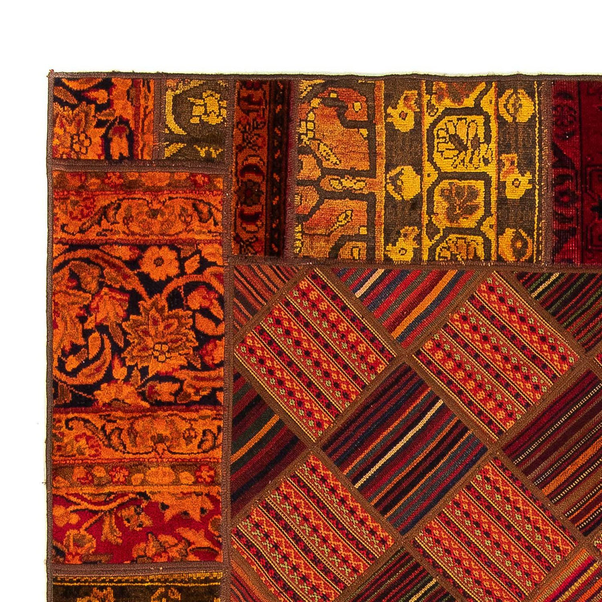 Patchwork Teppich 234 x 169 cm