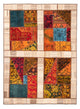 Patchwork Teppich 161x221cm - Orientteppich