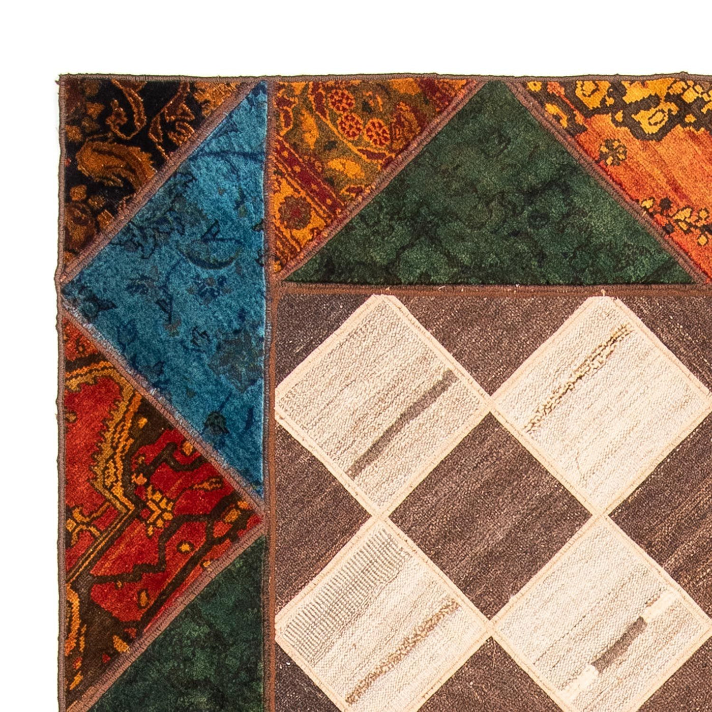 Patchwork Teppich 224x164cm - Orientteppich