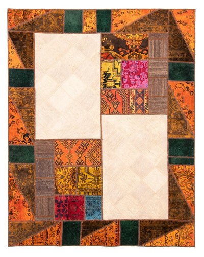 Patchwork Teppich 194x249cm - Orientteppich