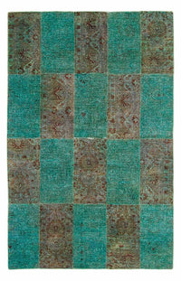 Patchwork Teppich 243 x 149 cm