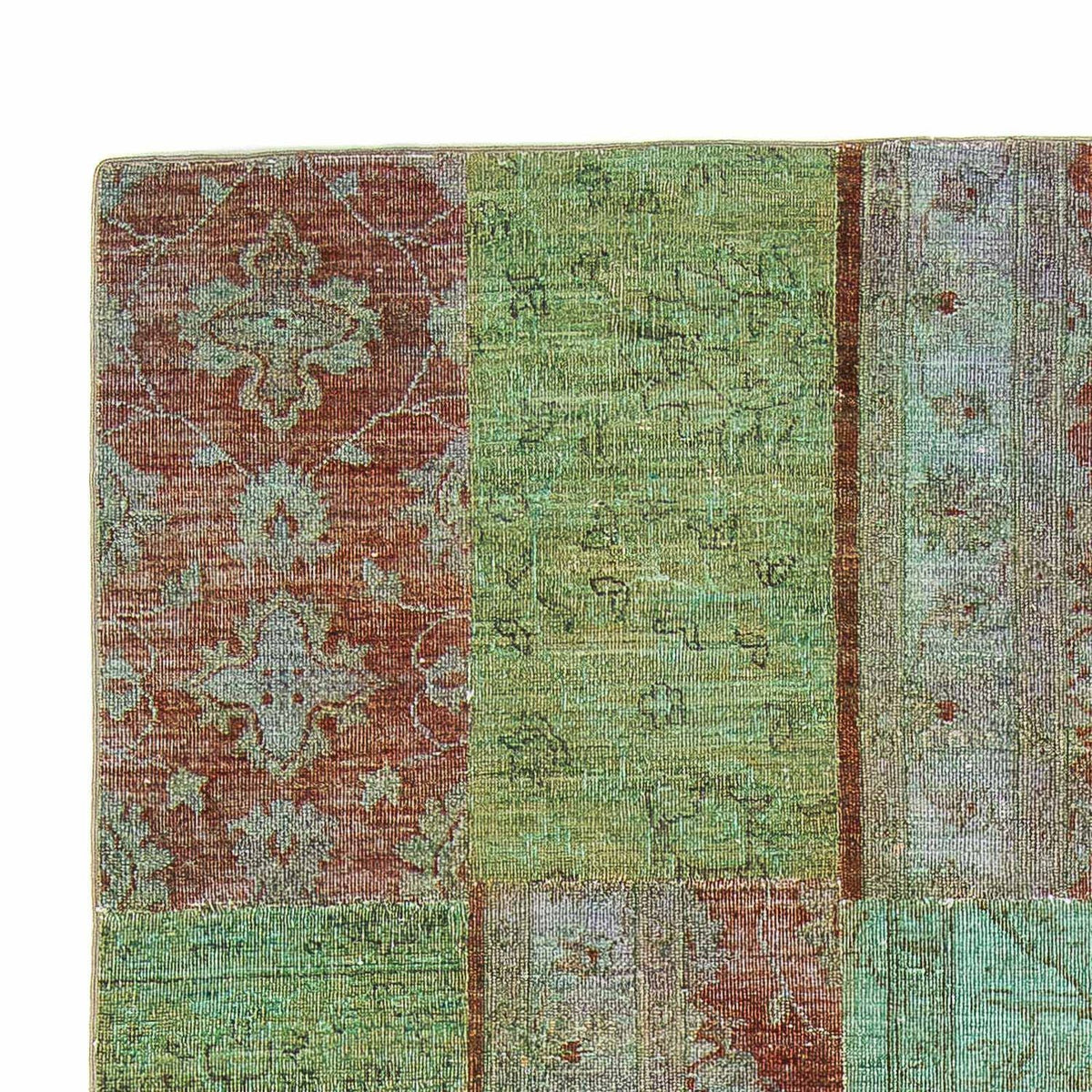 Patchwork Teppich 242 x 148 cm