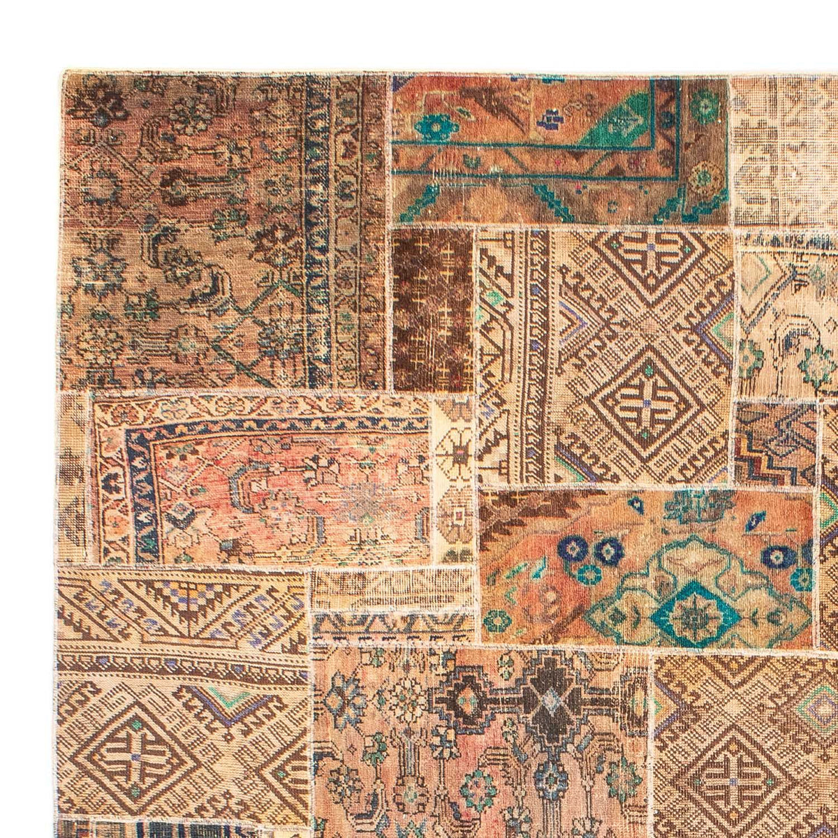 Patchwork Teppich 239x301cm - Orientteppich