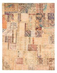 Patchwork Teppich 292 x 230 cm