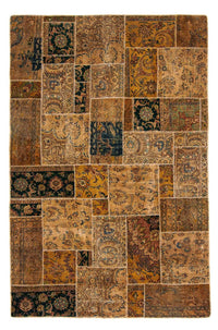 Patchwork Teppich 275 x 182 cm