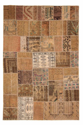 Patchwork Teppich 256 x 172 cm