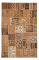 Patchwork Teppich 256x172cm - Wollteppich