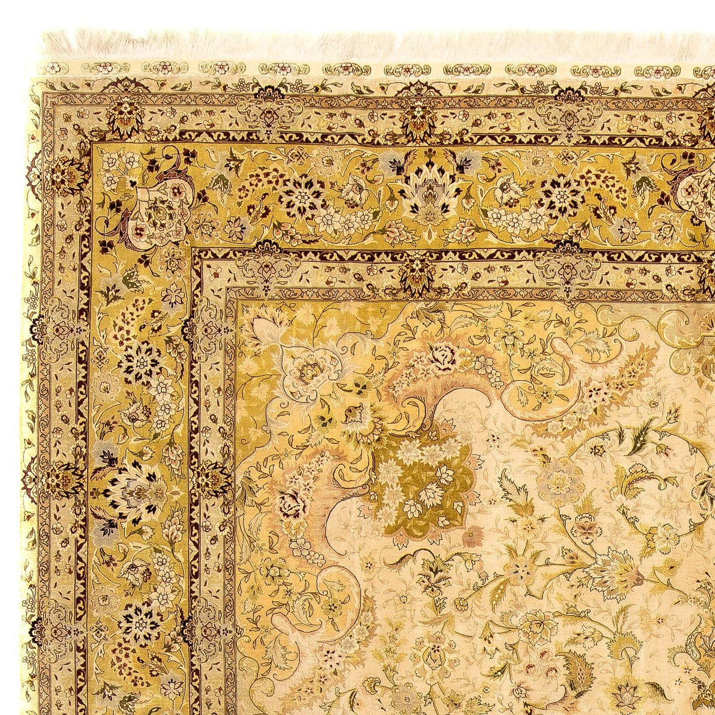 Hereke Seide Teppich 375x277cm - Orientteppich