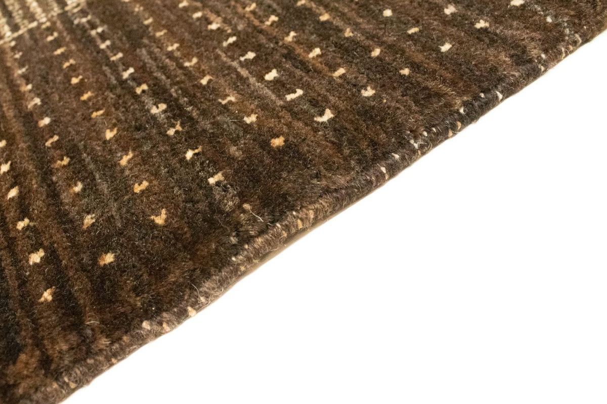 Gabbeh Teppich - Indus 122 x 170 cm - braun