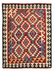 Kelim Maimene Teppich 199x163cm - Wollteppich