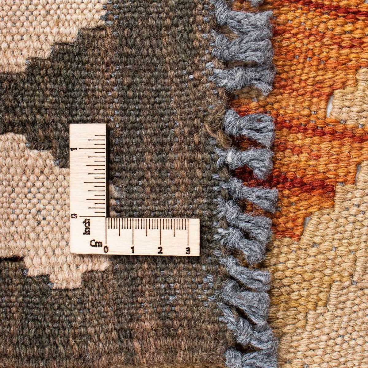 Kelim Teppich - Oriental 194 x 147 cm - hellrot