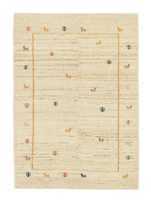 Gabbeh Teppich - Perser 143 x 97 cm - beige