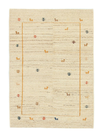 Gabbeh Teppich - Perser 97 x 143 cm - beige