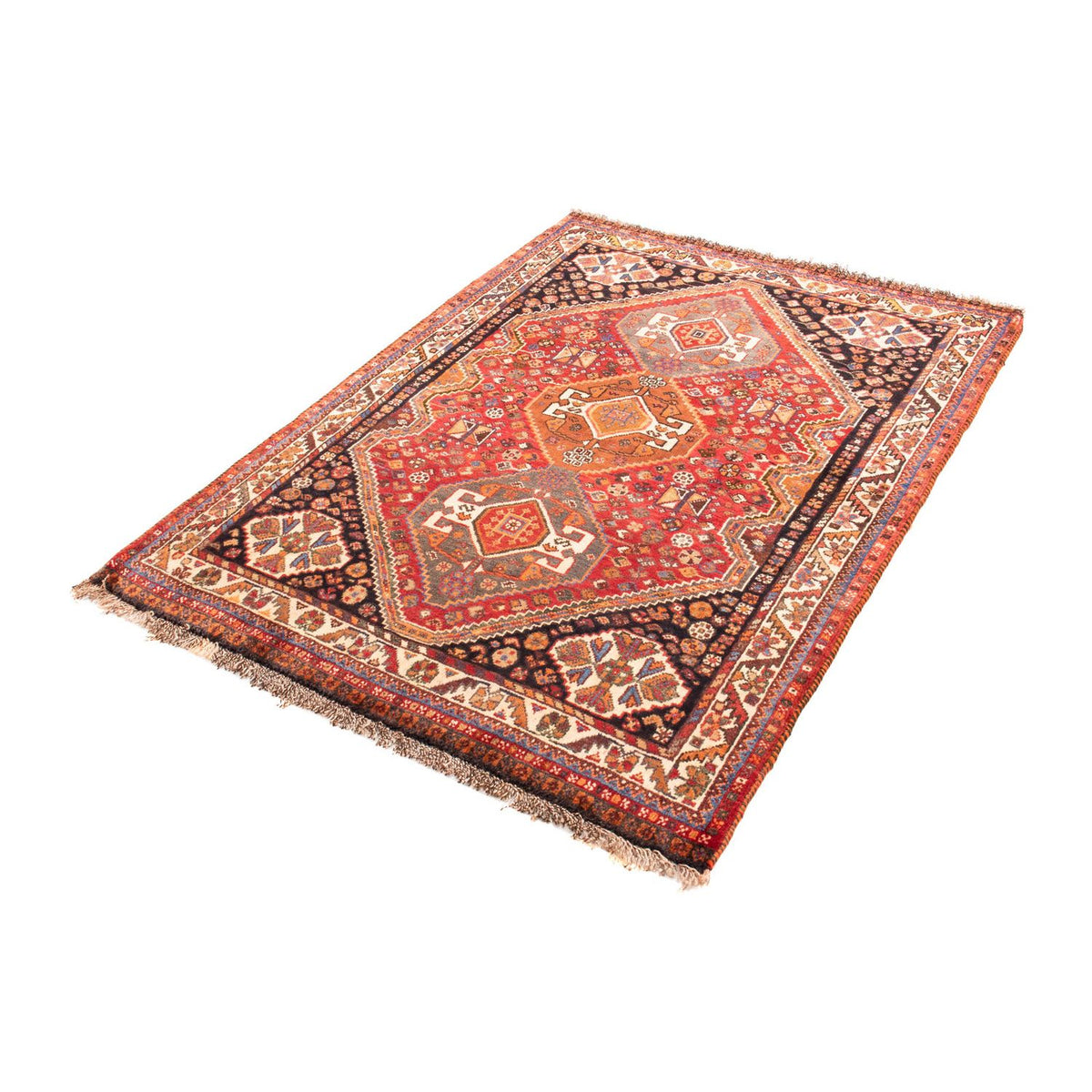Perserteppich - Nomadic 155 x 112 cm - rot