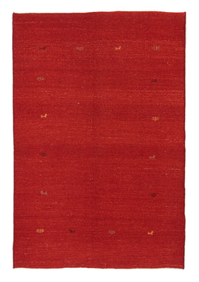 Gabbeh Teppich - Perser 208 x 138 cm - rot