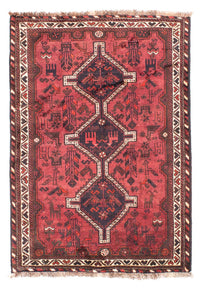 Perserteppich - Nomadic 160 x 112 cm - rot