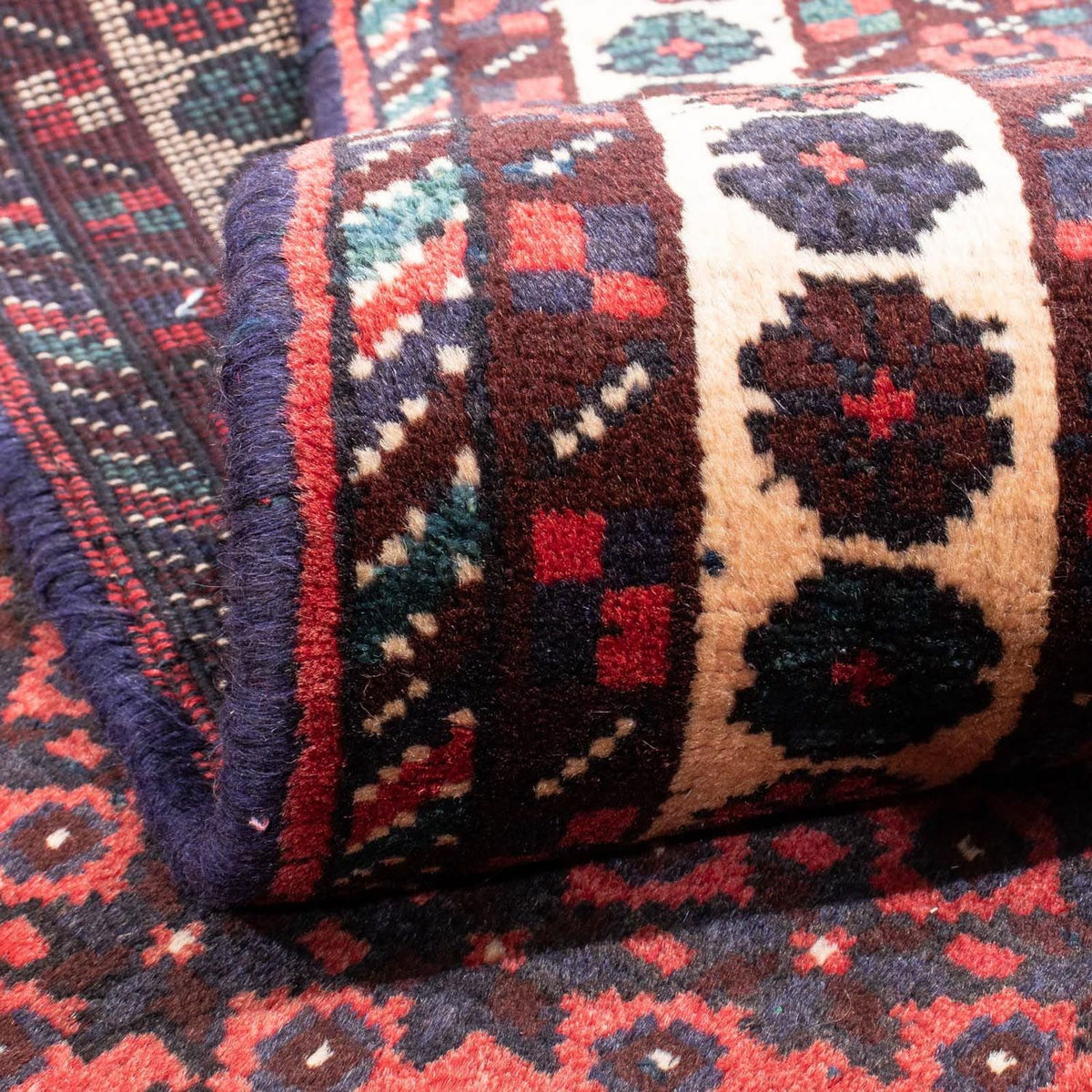 Perserteppich - Nomadic 275 x 203 cm - rot