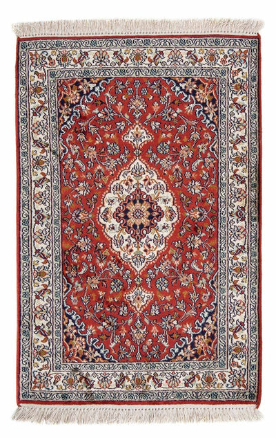 Kaschmar Teppich 63x94cm - Orientteppich - dunkelrot
