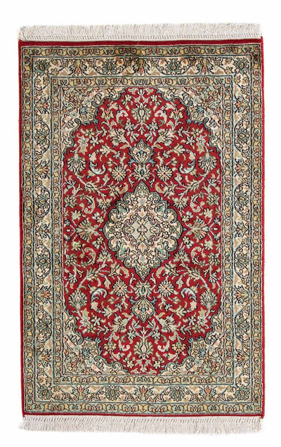 Kaschmar Teppich 62x95cm - Orientteppich - dunkelrot