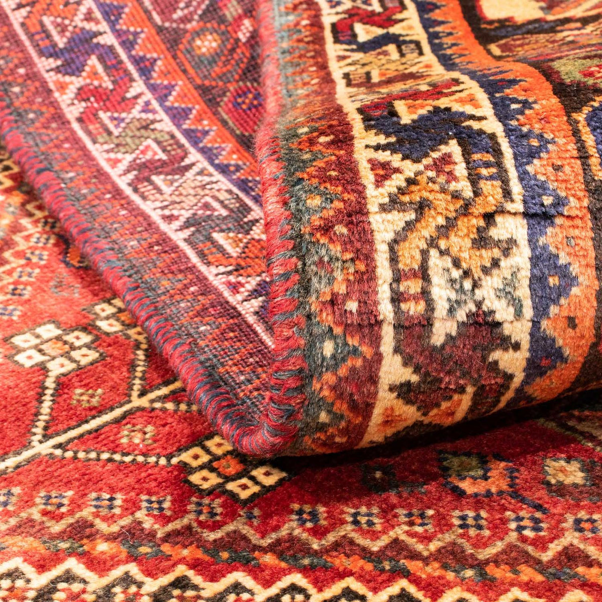 Perserteppich - Nomadic 153 x 106 cm - dunkelrot