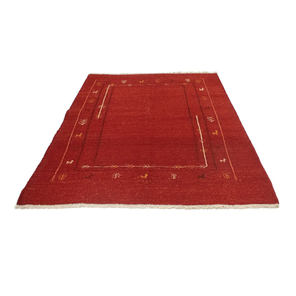 Gabbeh Teppich - Perser 200 x 142 cm - rot