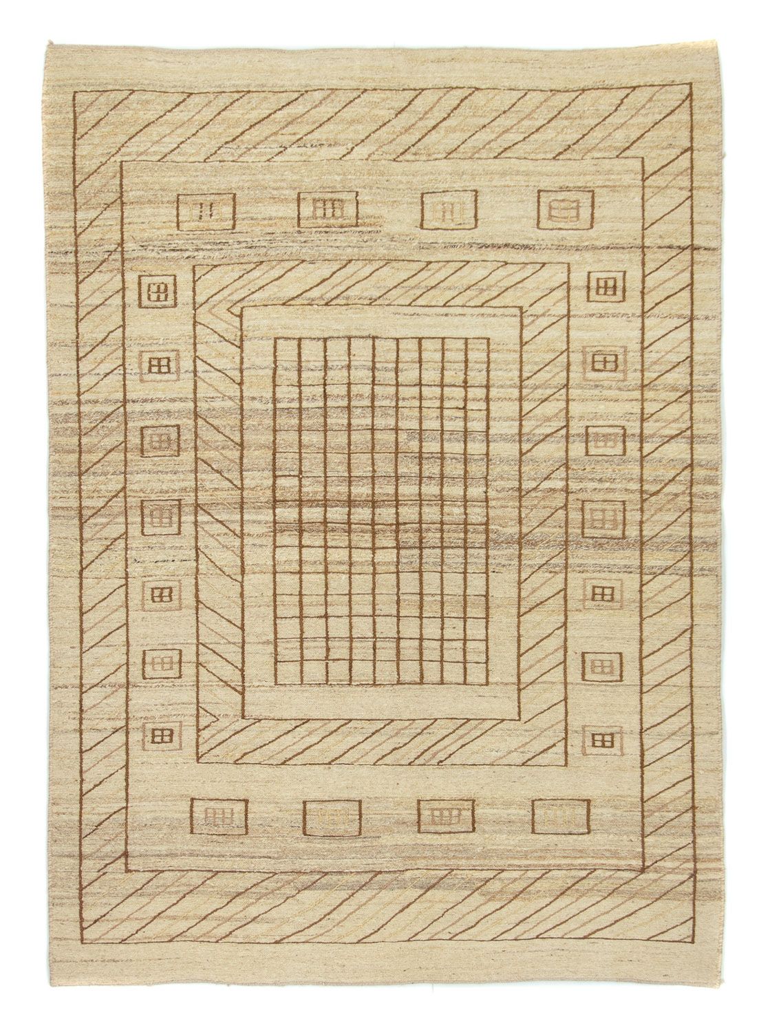 Gabbeh Teppich - Perser 198 x 141 cm - mehrfarbig