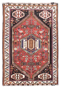 Perserteppich - Nomadic 154 x 104 cm - rot