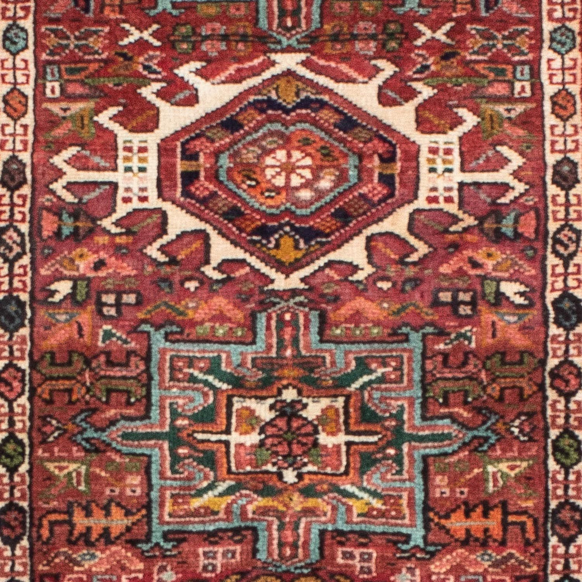 Perserteppich - Nomadic 186 x 68 cm - hellrot