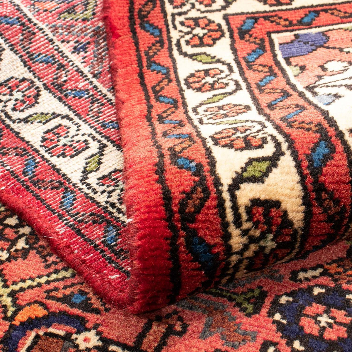 Perserteppich - Nomadic 147 x 100 cm - dunkelrot