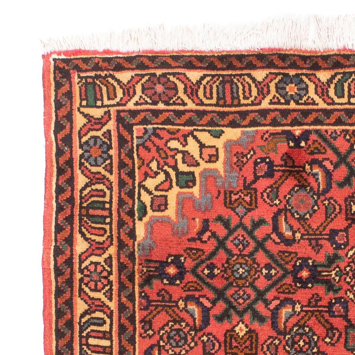 Perserteppich - Nomadic 160 x 100 cm - dunkelrot