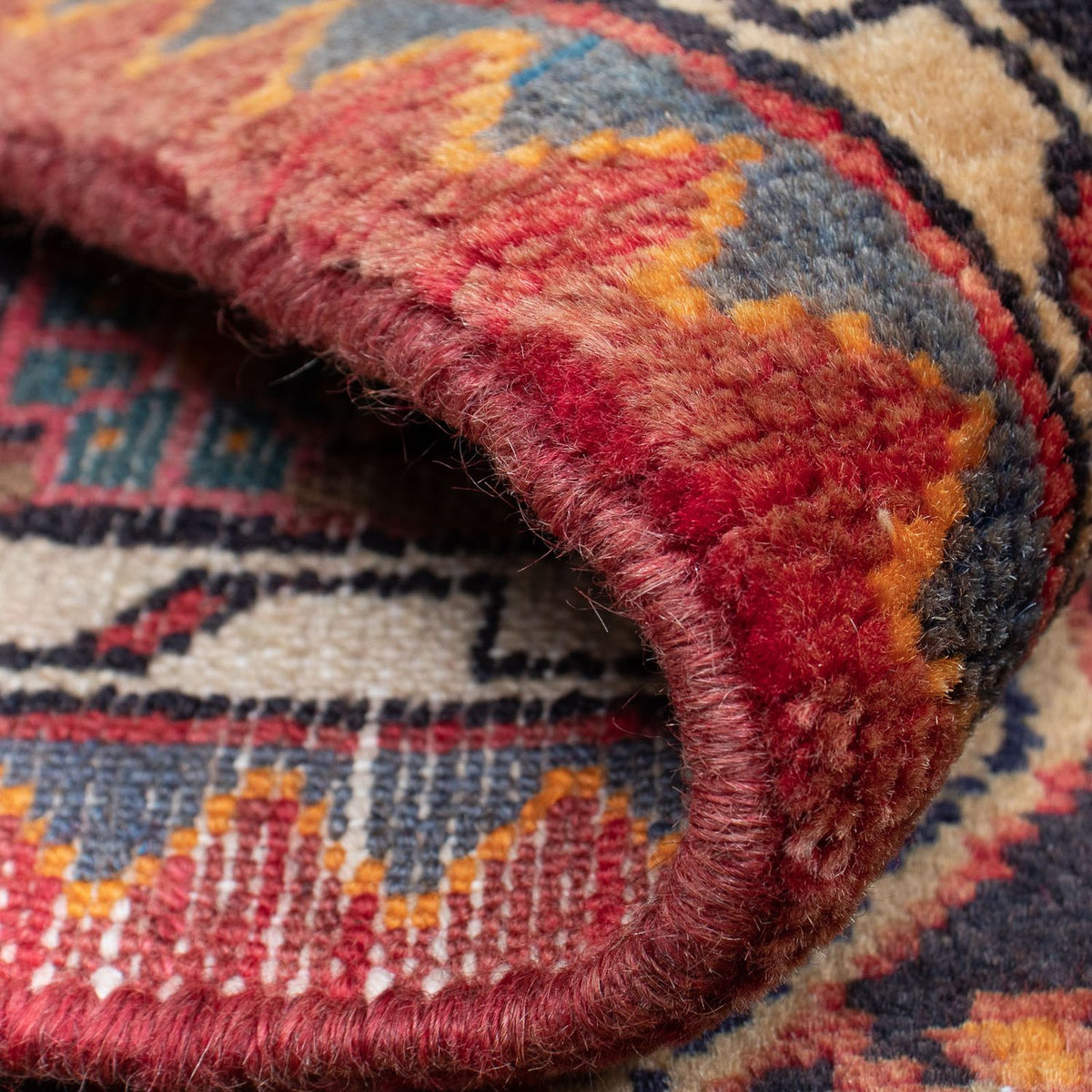 Perserteppich - Nomadic 120 x 85 cm - dunkelrot